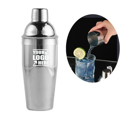 25 oz Stainless Steel Martini Shaker