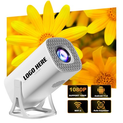 180 Degrees Adjustable Rectangular Hd Projector