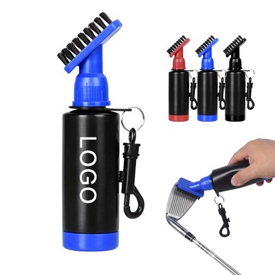 Golf Club Groove Cleaner Brush Water Brush with Leakproof Reservoir Tube