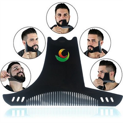 Six-in-One Beard Modeling Comb
