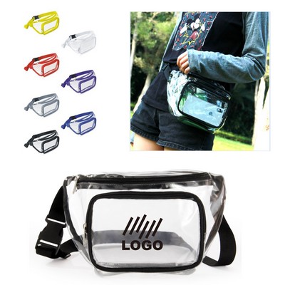 Stadium Approved PVC Waterproof Crossbody Backpack