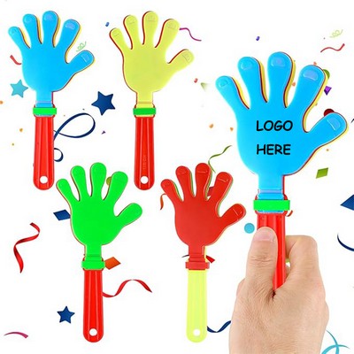 9" Plastic Hand Clappers Noisemakers