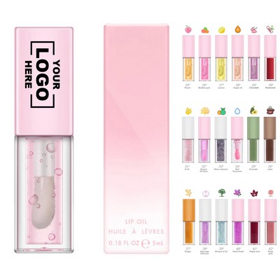 Hydrating Lip Glow Oil Fruity Flavor