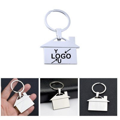 Metal Home Keychain