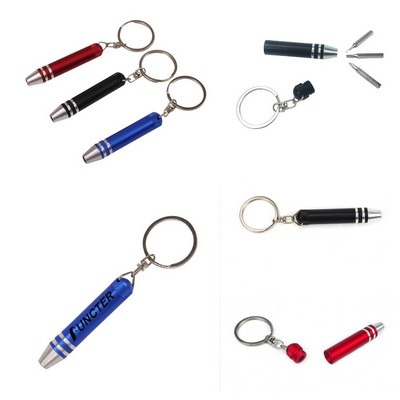 3 In 1 Screwdriver Tool Set With Key Chain