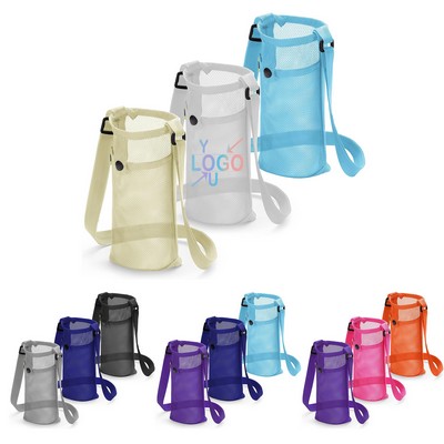 Lovely Adjustable Shoulder Strap Beach Bottle Bag