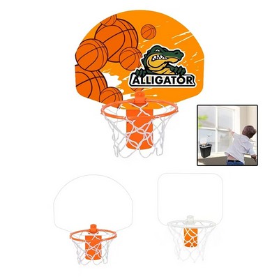 Mini Basketball Hoop with Wastebasket Clip