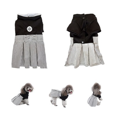Ruffled Pet Dress with Bow
