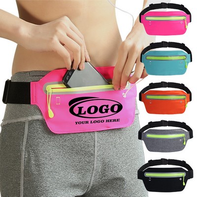Ultra-Thin Waterproof Elastic Waist Pack for Outdoor Sports