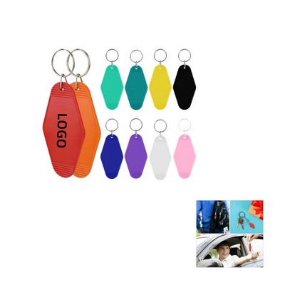 Plastic Hotel Keychain Motel Key Tag