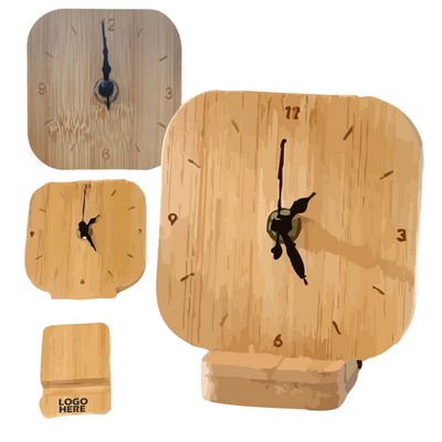 Bamboo Desk Clock