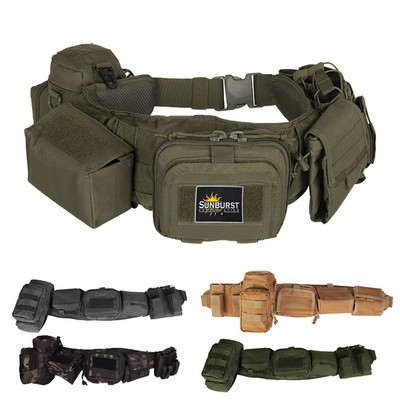 5" 1 Tactical Battle Belt Set with Pouches Accessories