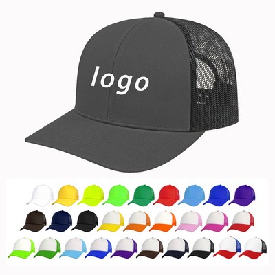 6 Panel Low Profile Trucker Cap