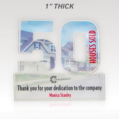 3/4" Acrylic Numerals Style 50 – Plus Series