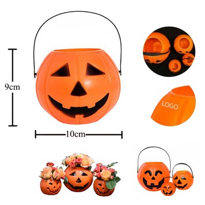 Halloween Pumpkin Carrying Bucket