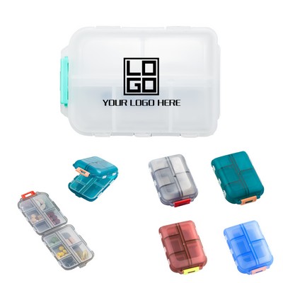 Double Layer 10 Grid Pill Box