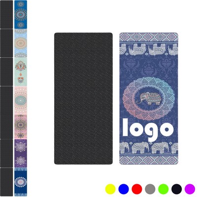 Full Color Tpe Non Slip Yoga Mat with Carry Bag