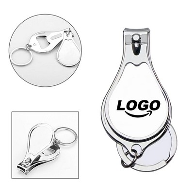 Nail Clipper Bottle Opener Keychain