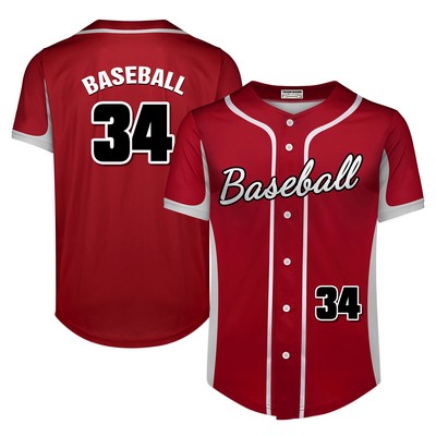 Custom Full Button Baseball Shirt