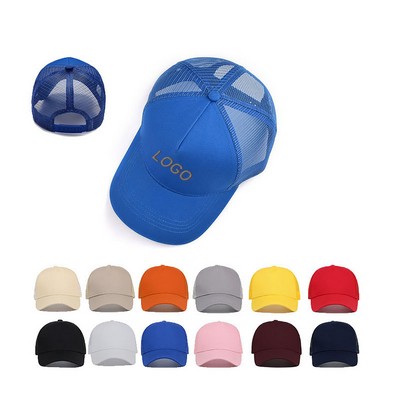 5-Panel Cotton Twill Snapback Trucker Hat - By Sea