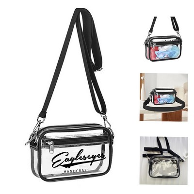 Clear Security-Friendly Crossbody Bag