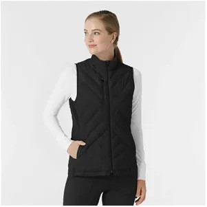 Wonder Wink Layers Women's Quilted Scrub Vest
