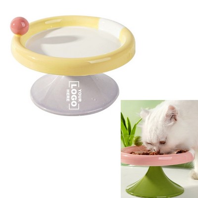 Ice Cream Ceramic Cat Bowl