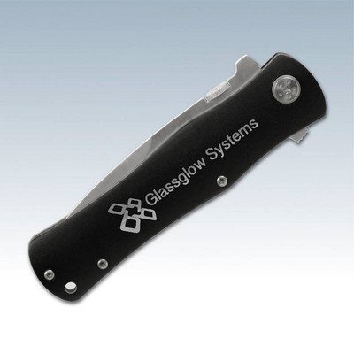 Black Anodized Aluminum Handle Knife