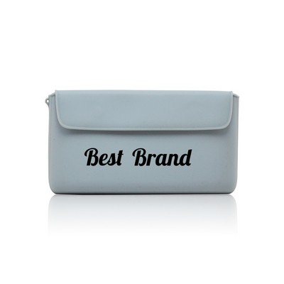 Sleek Silicone Storage Clutch