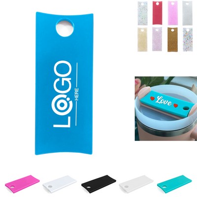 Silicone 40oz Tumbler Name Plate For Lid