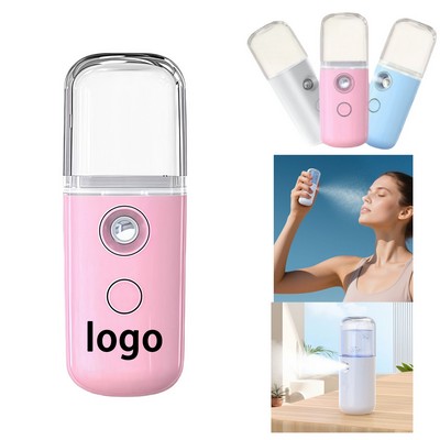 Portable Mini Facial Mist Humidifier - Compact & USB Rechargeable
