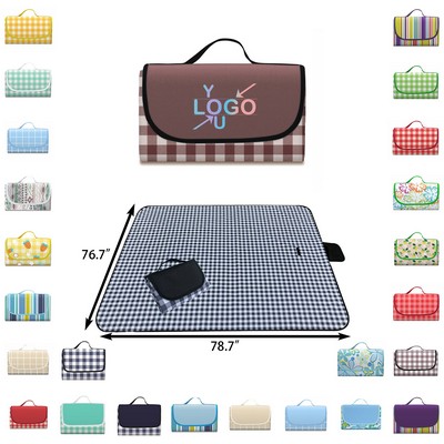 77Inches x 79Inches Waterproof Outdoor Camping Blanket