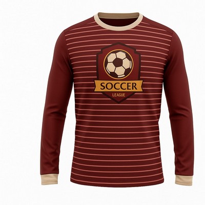 Poly Spandex Sublimation Long Sleeve T-Shirt