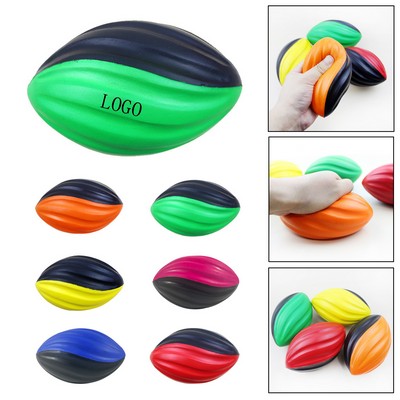 Spiral Foam Football Toy Ball