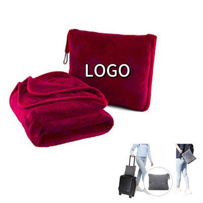Travel Blanket Pillow