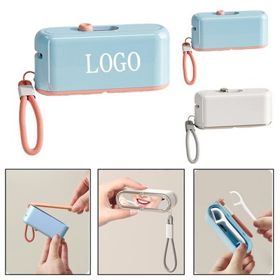Compact Auto-Dispensing Dental Floss Holder