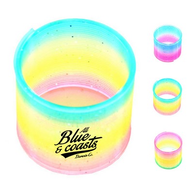 Plastic Rainbow Magic Spring Toy