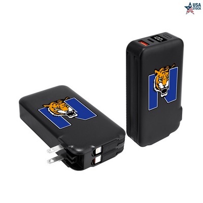 10,000mAh Corded Power Bank with Built-In AC Adapter