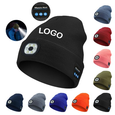 Bluetooth Beanie with a Light