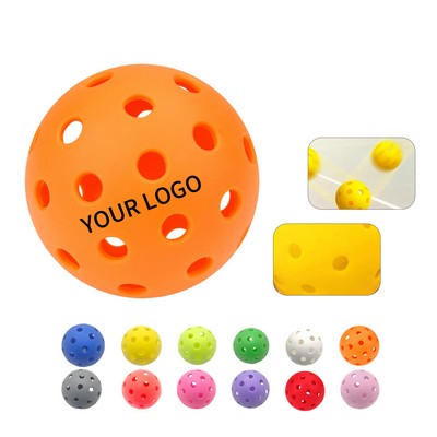 Seamless Outdoor Pickleball Ball With 40 Hole Design 2.8" Diameter