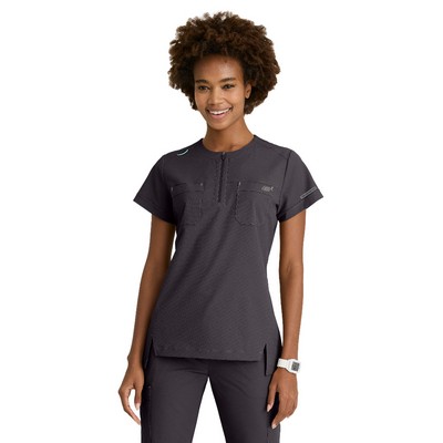 Skechers Ripstop Collection - Women's Two-Pocket Round Neck Trek Scrub Top