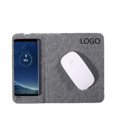 RPET Wireless Charging Three Fold Mouse Pad