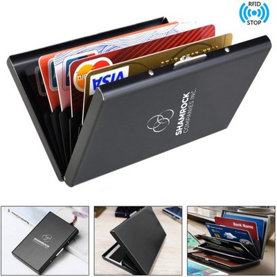 Anti-Theft Stainless Steel Card Box with RFID Shielding