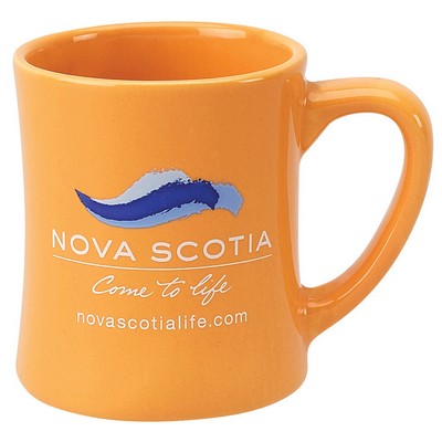 14 Oz. Matte/Gloss King Diner Mug w/Ear Handle