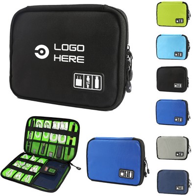 Portable Cable Organizer Travel Bag