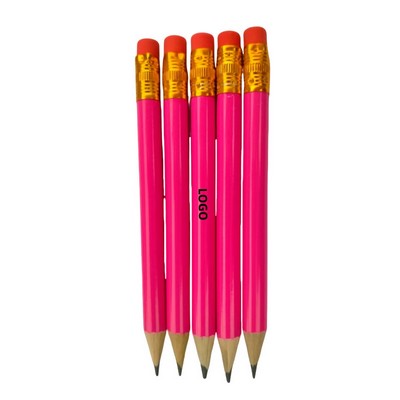 10cm Golf-Style HB Pencil in Assorted Colors for Students and Promotions