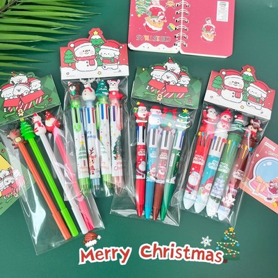 Cartoon Christmas Ballpoint Pen 4pcs set