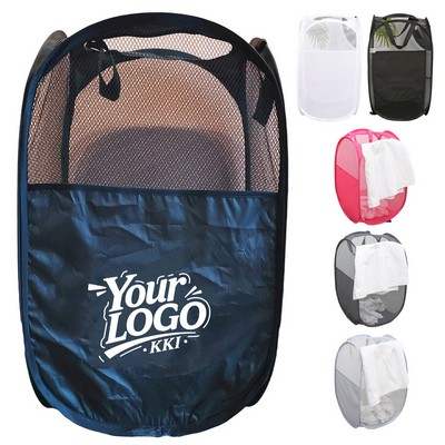 Foldable Mesh Laundry Basket