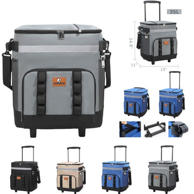 35L Lnsulated Picnic Bag W/Trolley