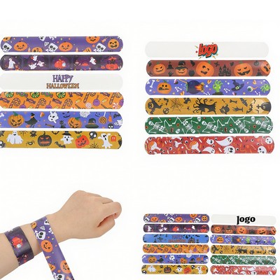 Halloween PVC Slap Wristaband Bracelets Toys
